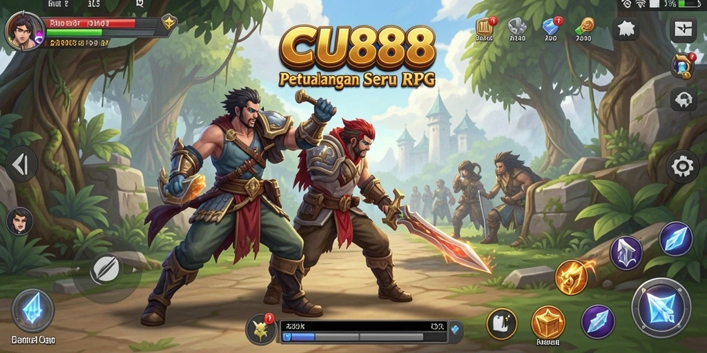 Gameplay menakjubkan dalam petualangan RPG yang epik.