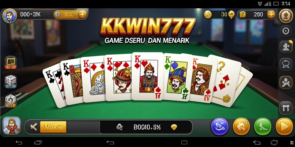 Gameplay menarik KKWIN777 menampilkan keseruan permainan Domino.