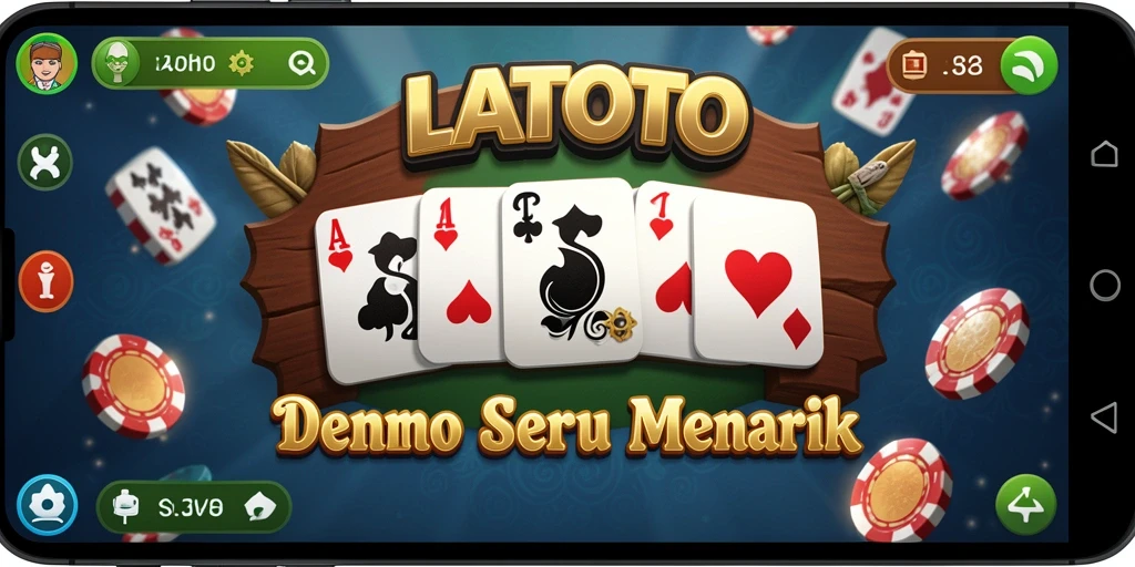 Tampilan menarik dari gameplay Domino yang seru.