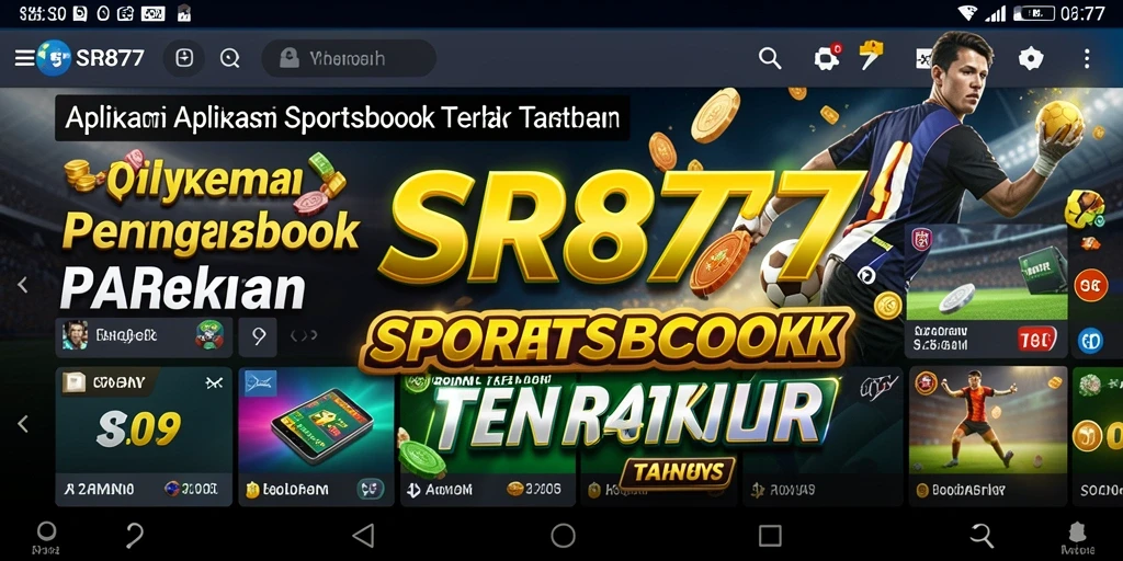 Gambaran menarik dari aplikasi Sportsbook SR877 yang menunjukkan fitur taruhan.