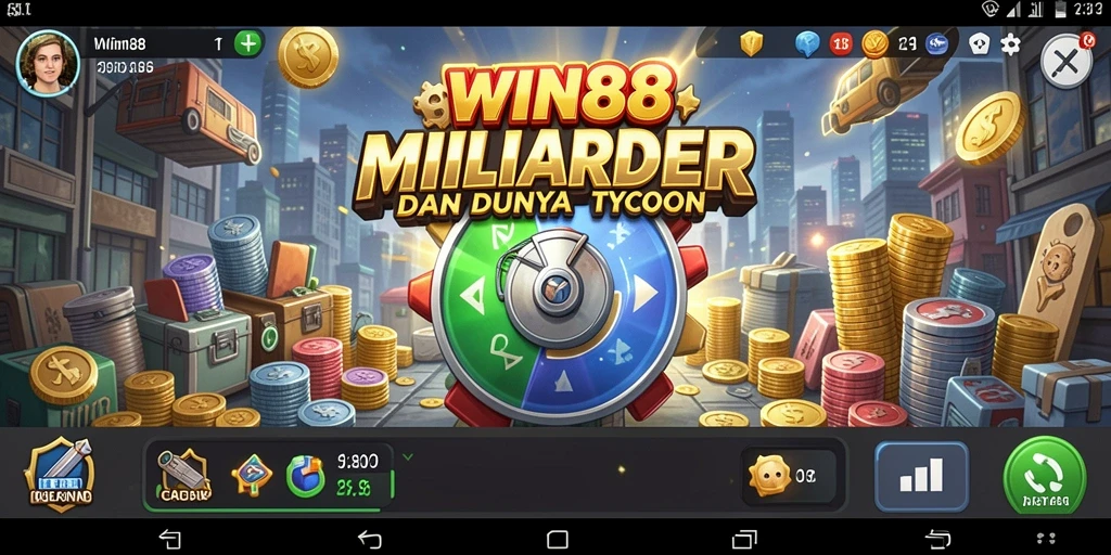 Tampilan gameplay WIN88 yang seru dan menantang dalam dunia Tycoon.